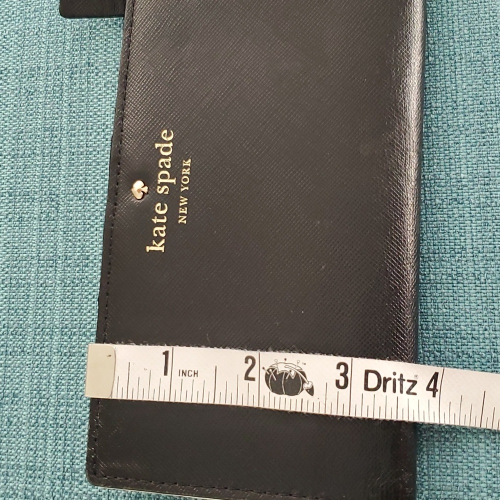 KATE SPADE WALLET CREAM/BLACK - Picture 12 of 14